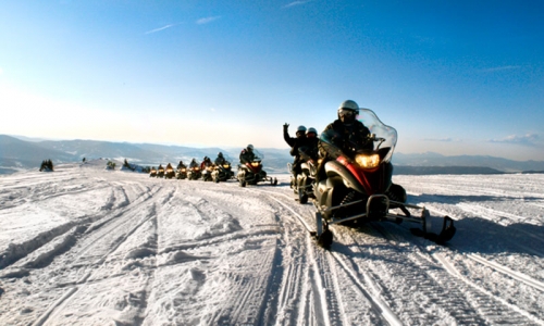 Winter Park Winter Vacation Snowmobiling