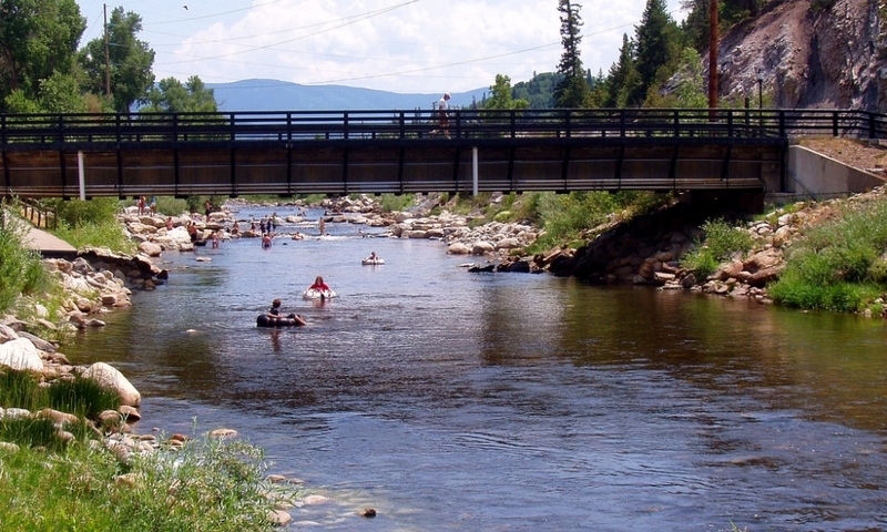 Tubing the Yampa River