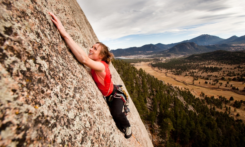 Climbing Rocky Mountain National Park Colorado